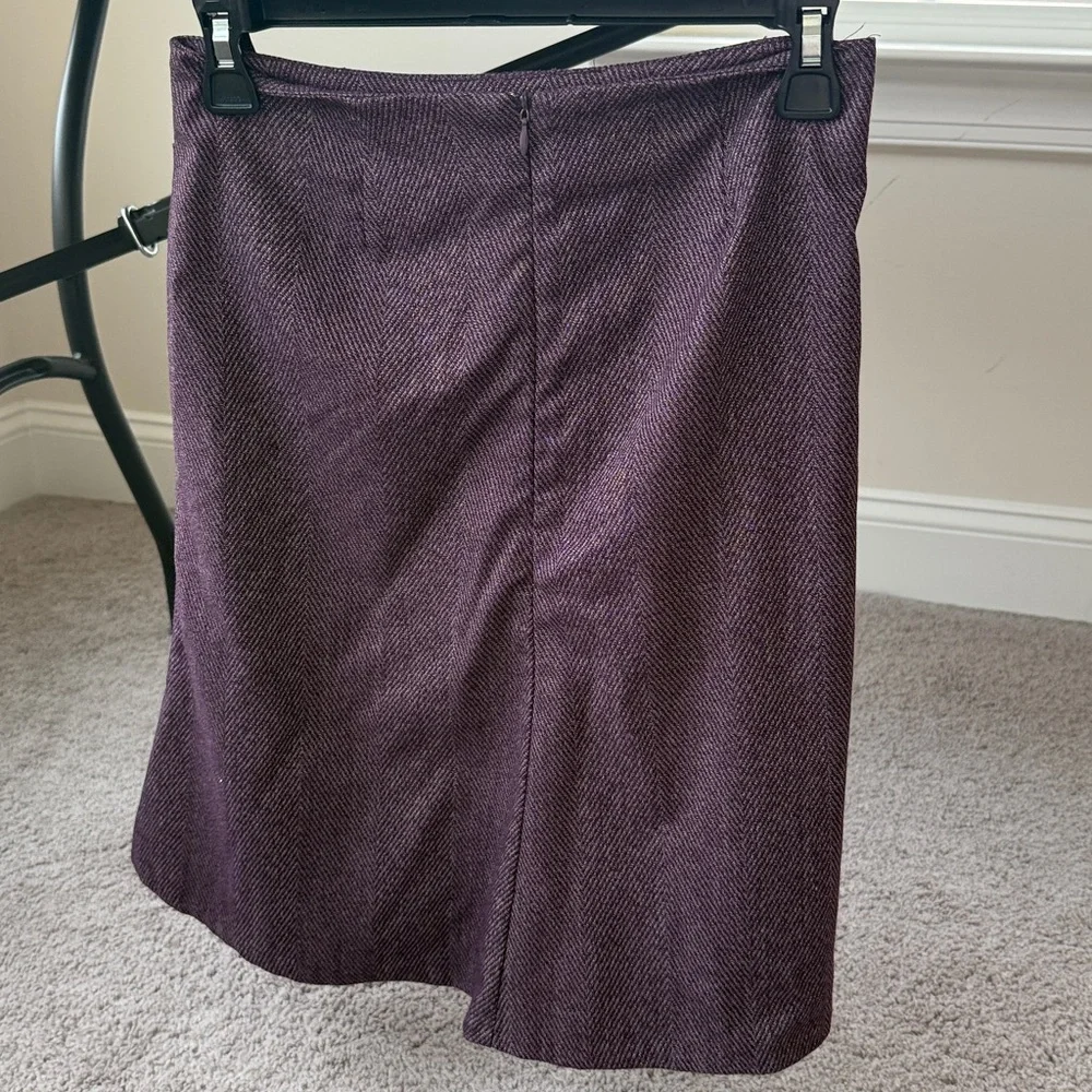 New York & Co Purple Skirt - Picture 3 of 6